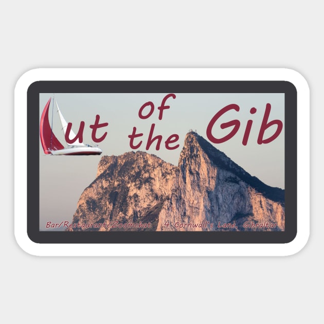 Cut of the Gib Sticker by The Ostium Network Merch Store